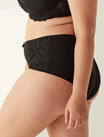 Cuecas para mulher micro e renda - Kiabi