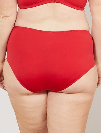 Lingerie tamanhos grandes - Cuecas para mulher micro e renda - Kiabi