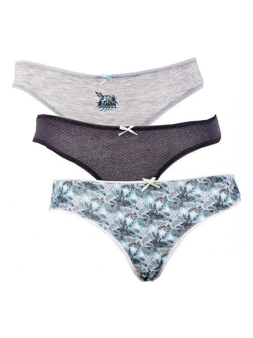 Cuecas para mulher TWINDAY - Pack de 3 - Kiabi Cuecas para mulher TWINDAY - Pack de 3 - Kiabi
