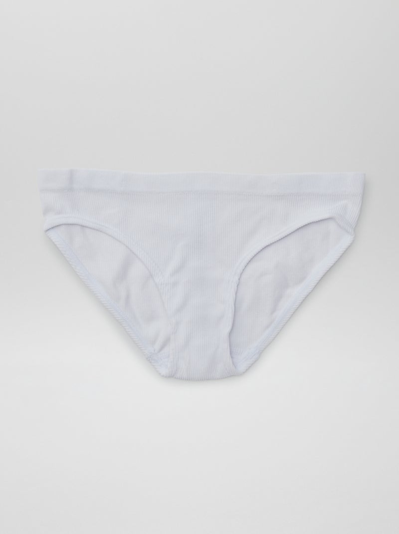 Cuecas sem costuras 'Petit Béguin' Branco - Kiabi