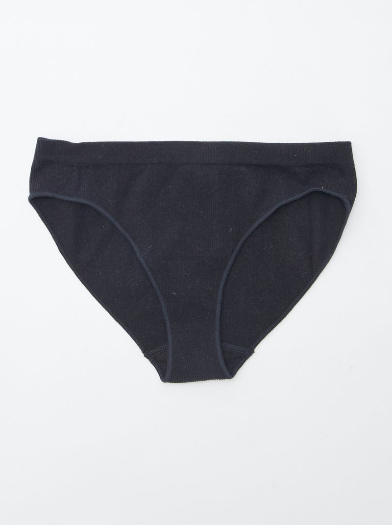 Cuecas sem costuras 'Petit Béguin' Preto - Kiabi