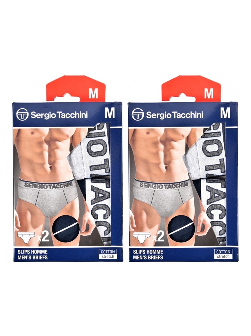 Cuecas SERGIO TACCHINI - Pack de 4 Multicolorido - Kiabi