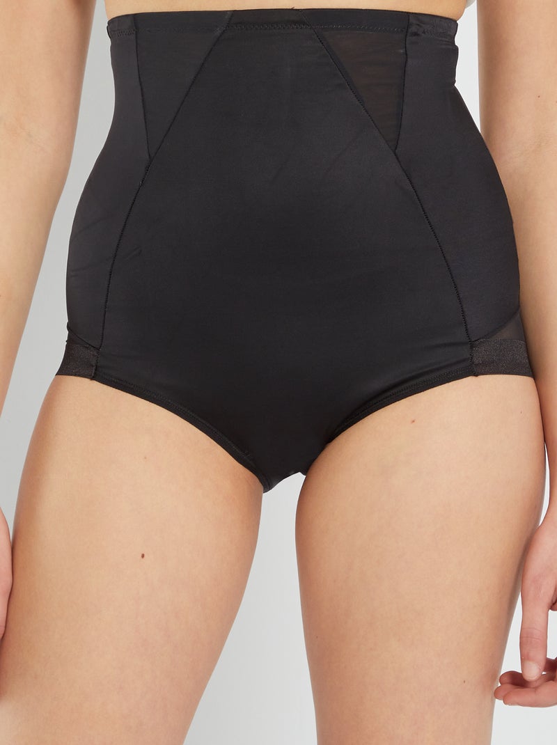 Cuecas subidas adelgaçantes 'Playtex' PRETO - Kiabi