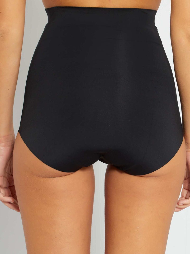 Cuecas subidas adelgaçantes 'Sans Complexe' Preto - Kiabi