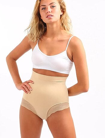 Culotte de renda emagrecedora ventre plano