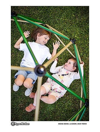Cúpula de escalada geodésica – parque infantil de jardim robusto e divertido