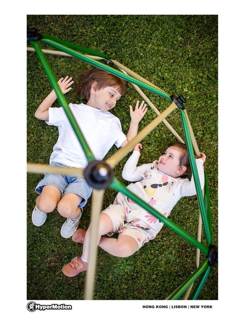 Cúpula de escalada geodésica – parque infantil de jardim robusto e divertido - Kiabi