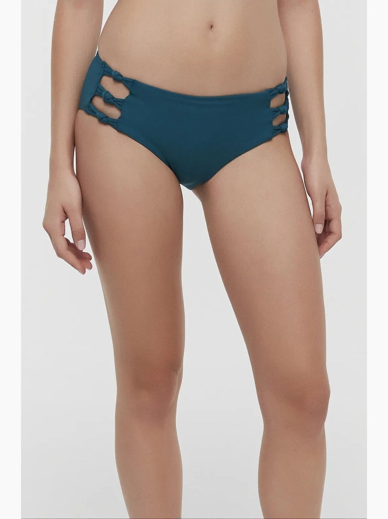 Daniela chic parte de baixo de biquíni penti Azul-petróleo - Kiabi