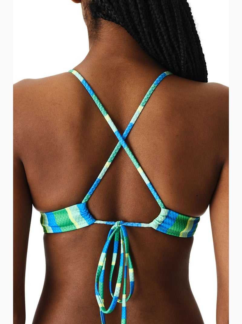 Davina bralette parte de cima de biquíni penti Azul-cobalto - Kiabi
