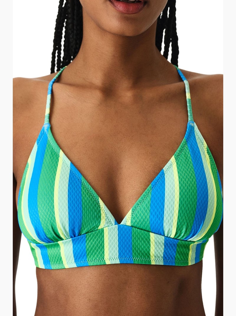 Davina bralette parte de cima de biquíni penti Azul-cobalto - Kiabi