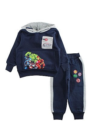 Dc comics - conjunto de camisola com capuz e calças de treino estampadas