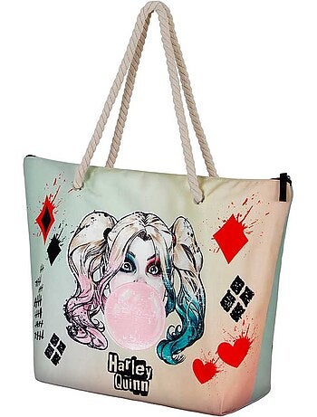 DC Comics Arlequina Mad Love Bolsa de Praia Soleil, Bege