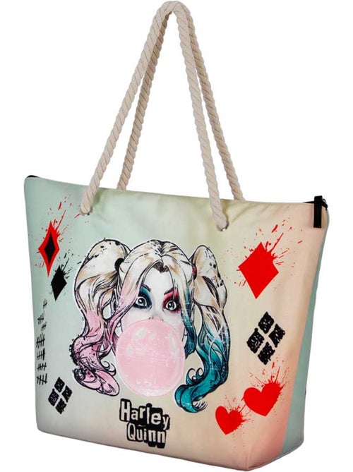 DC Comics Arlequina Mad Love Bolsa de Praia Soleil, Bege - Kiabi