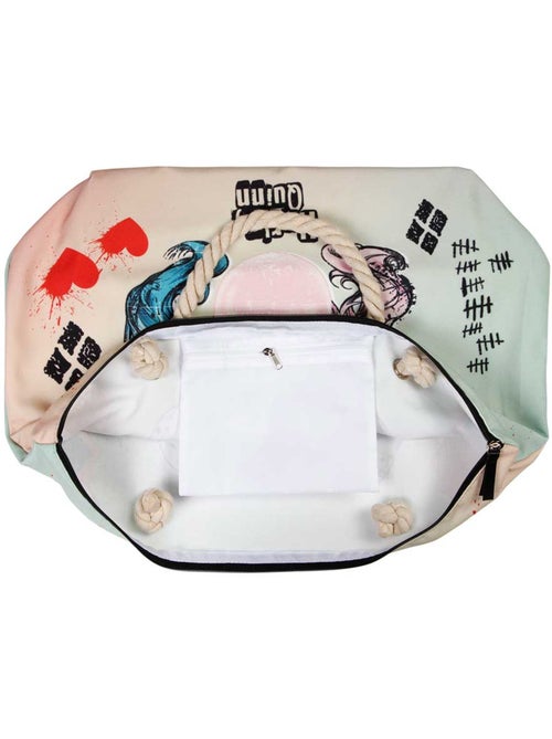 DC Comics Arlequina Mad Love Bolsa de Praia Soleil, Bege - Kiabi