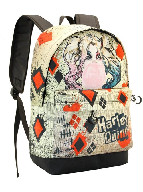 DC Comics Arlequina Mad Love Mochila HS FAN 2.2, Bege - Kiabi DC Comics Arlequina Mad Love Mochila HS FAN 2.2, Bege - Kiabi