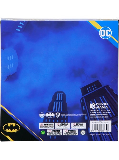 DC Comics Batman Batsignal Caixa de Presente com Diário e Caneta Fashion, Preta - Kiabi