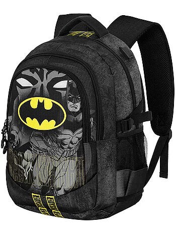 DC Comics Batman Caped Mochila Running PLUS, Preta