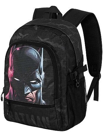 DC Comics Batman Face Mochila Fight FAN 2.2, Preta
