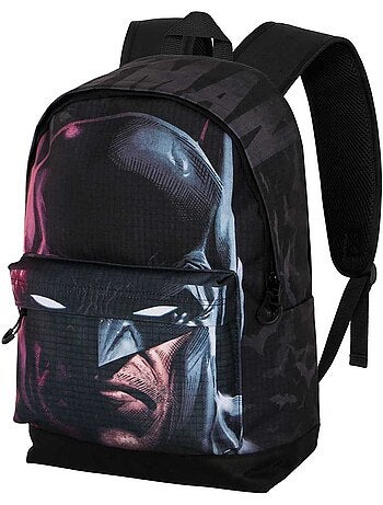 DC Comics Batman Face Mochila HS FAN 2.2, Preta
