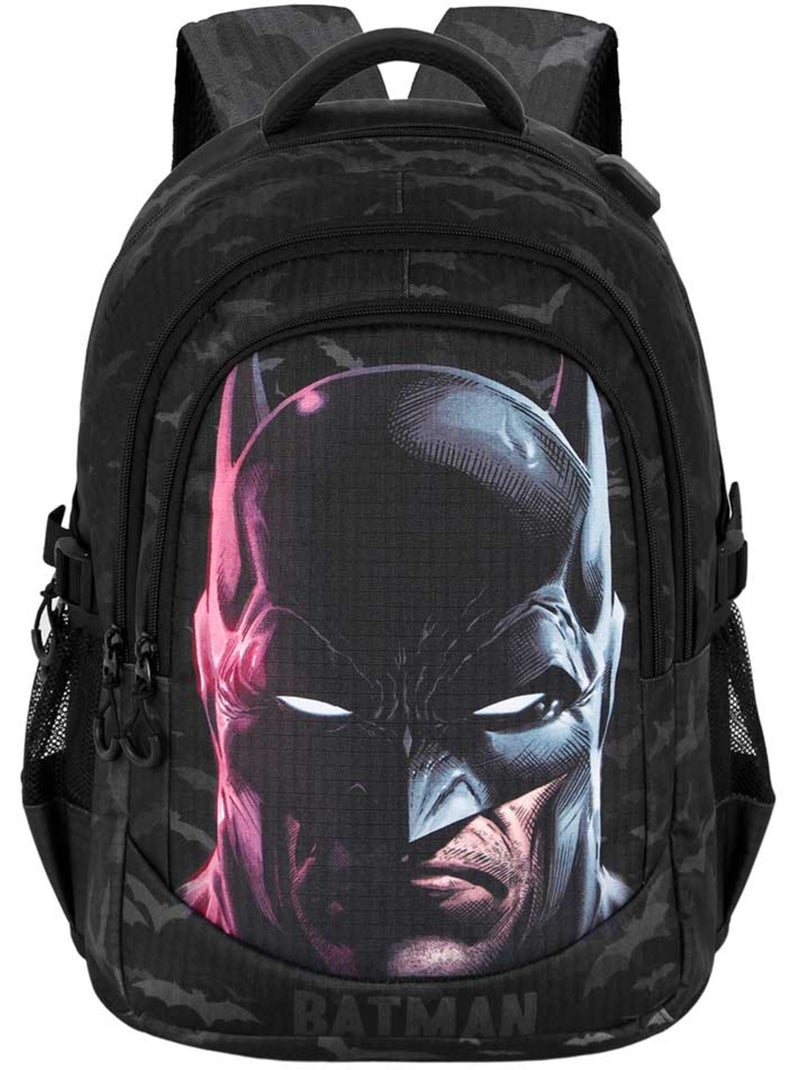DC Comics Batman Face Mochila Running PLUS, Preta Preto - Kiabi