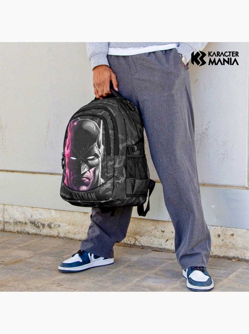 DC Comics Batman Face Mochila Running PLUS, Preta - Kiabi