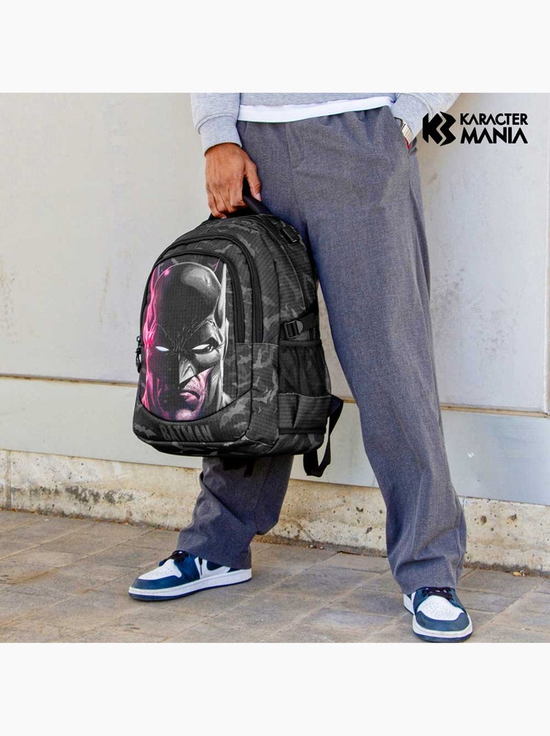DC Comics Batman Face Mochila Running PLUS, Preta Preto - Kiabi