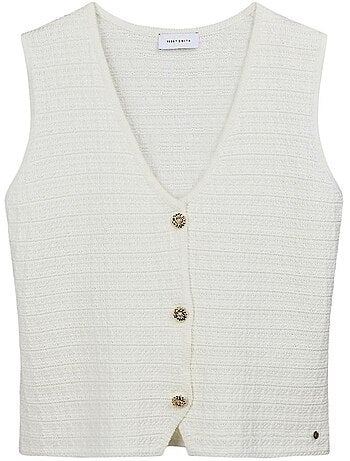 Débardeur branco teddy smith millie para mulher