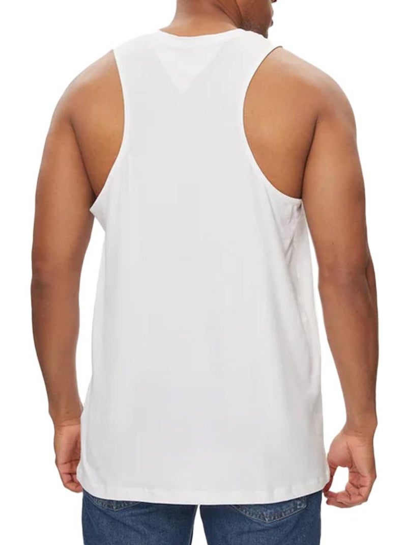 Débardeur Branco Tommy Hilfiger Flag para Homem Branco - Kiabi
