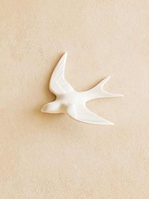 Decoração de parede de andorinha em resina - Kiabi