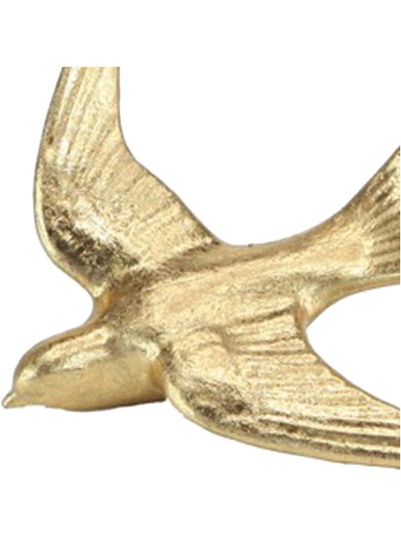 Decoração de parede de andorinha em resina Dourado/Ouro - Kiabi