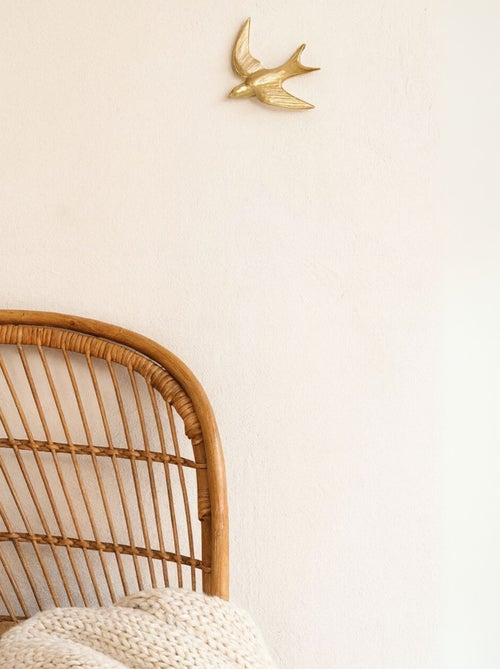 Decoração de parede de andorinha em resina - Kiabi