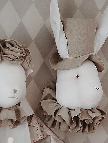 Decoração de parede para quarto infantil em linho | sevira kids