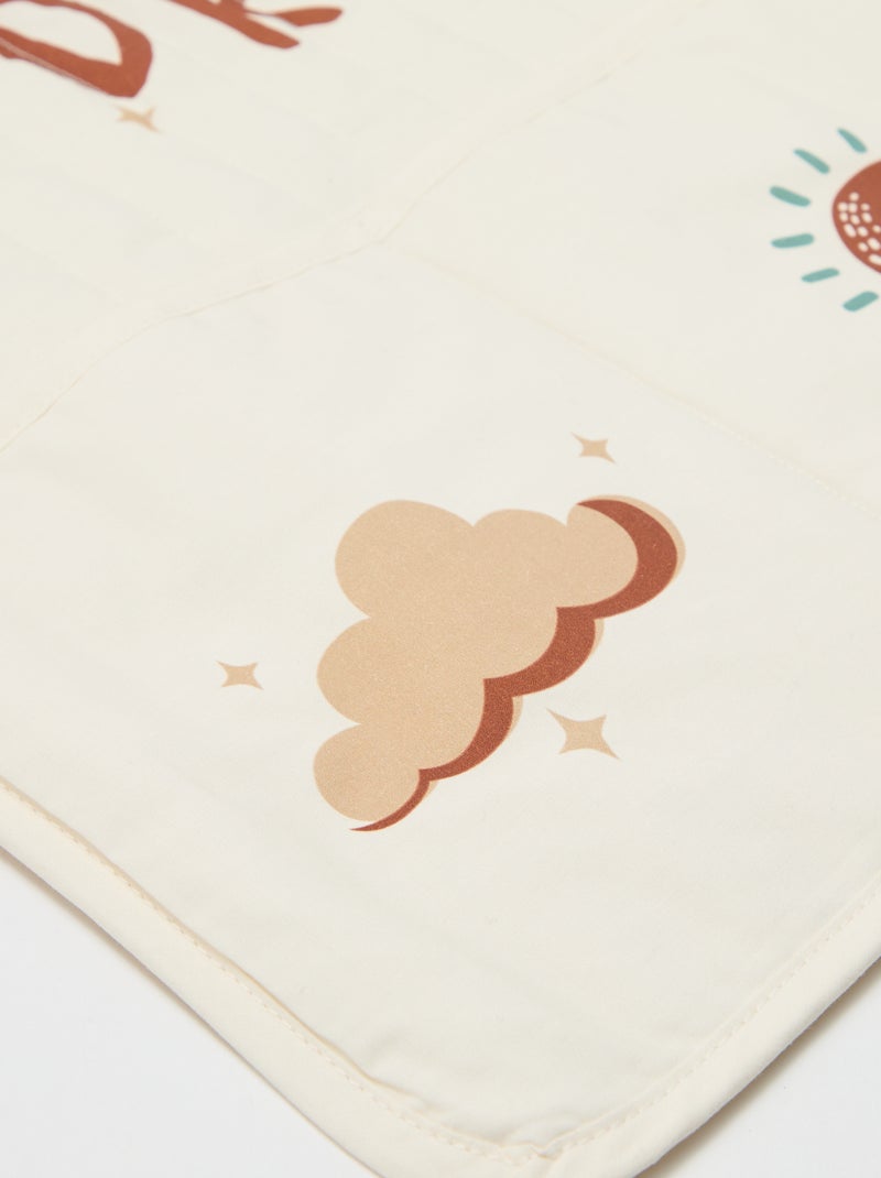 Decoração mural com bolsas de arrumação Bege - Kiabi