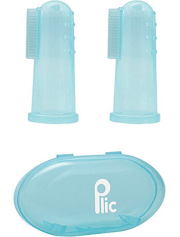 Dedeira escova dental silicone bebé lote 2