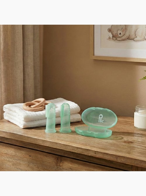 Dedeira escova dental silicone bebé lote 2 - Kiabi
