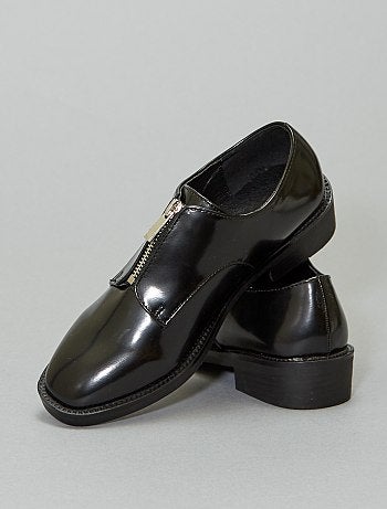 Derbies de verniz com fecho - Kiabi