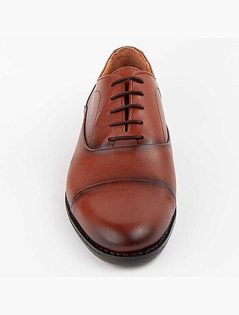 Derby E Richelieu Couro Natural Purapiel