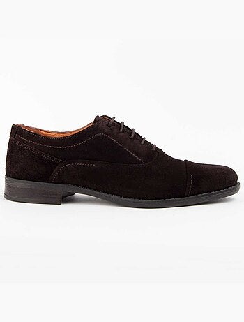 Derby E Richelieu Couro Natural Purapiel