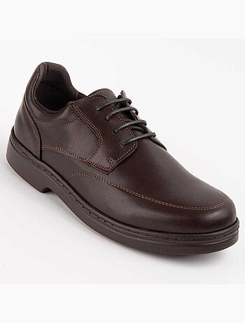 Derby E Richelieu Couro Natural Purapiel