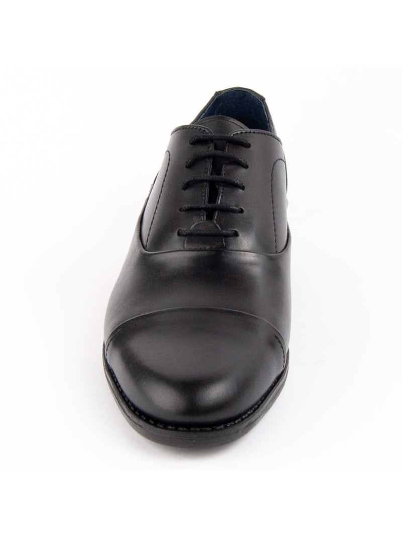 Derby E Richelieu Couro Natural Purapiel Preto - Kiabi