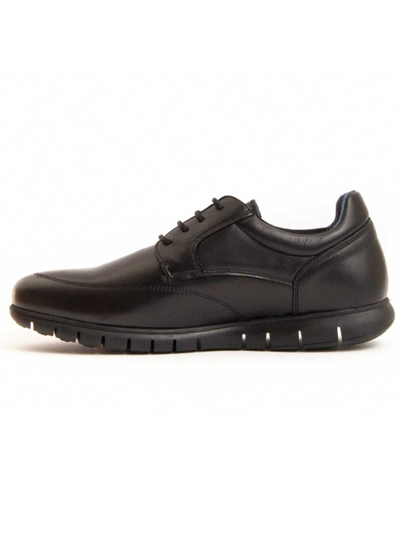 Derby E Richelieu Couro Natural Purapiel Preto - Kiabi