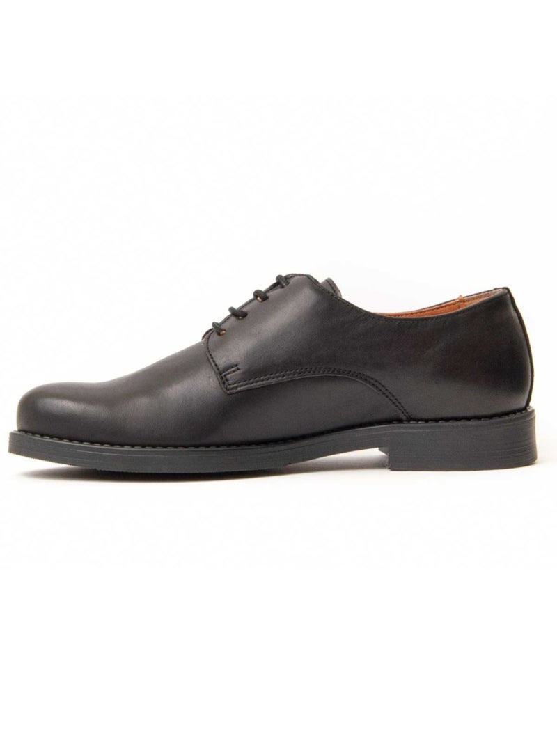 Derby E Richelieu Couro Natural Purapiel Preto - Kiabi