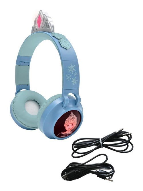 Design 3d frozen auscultadores dobráveis bluetooth® e com fios com limitação segura do volume - Kiabi Design 3d frozen auscultadores dobráveis bluetooth® e com fios com limitação segura do volume - Kiabi