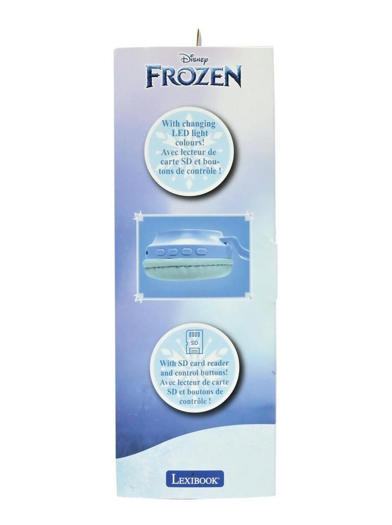 Design 3d frozen auscultadores dobráveis bluetooth® e com fios com limitação segura do volume Roxo - Kiabi
