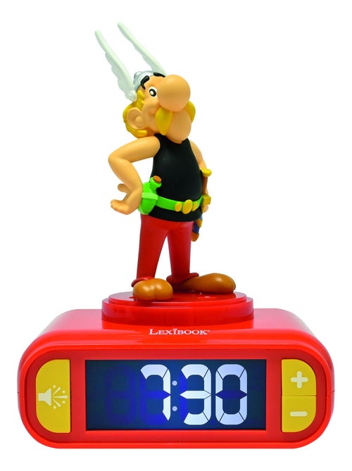 Despertador com luz nocturna asterix e sons - Kiabi