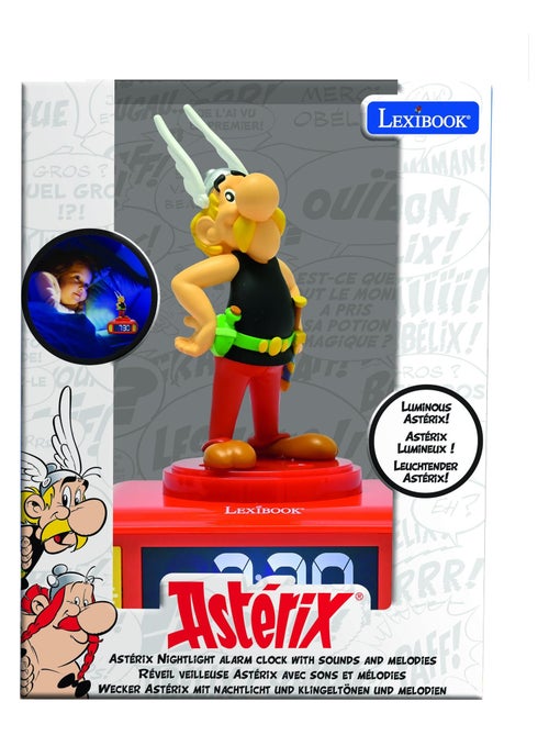 Despertador com luz nocturna asterix e sons - Kiabi