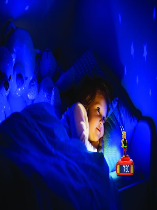 Despertador com luz nocturna asterix e sons - Kiabi