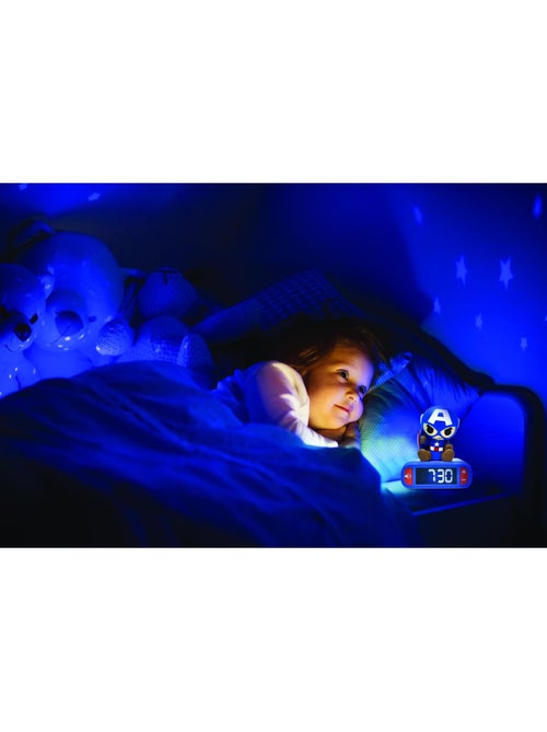 Despertador com luz nocturna e sons capitão américa - Kiabi Despertador com luz nocturna e sons capitão américa - Kiabi