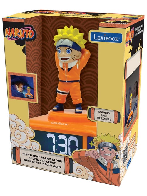 Despertador com luz nocturna naruto e sons - Kiabi