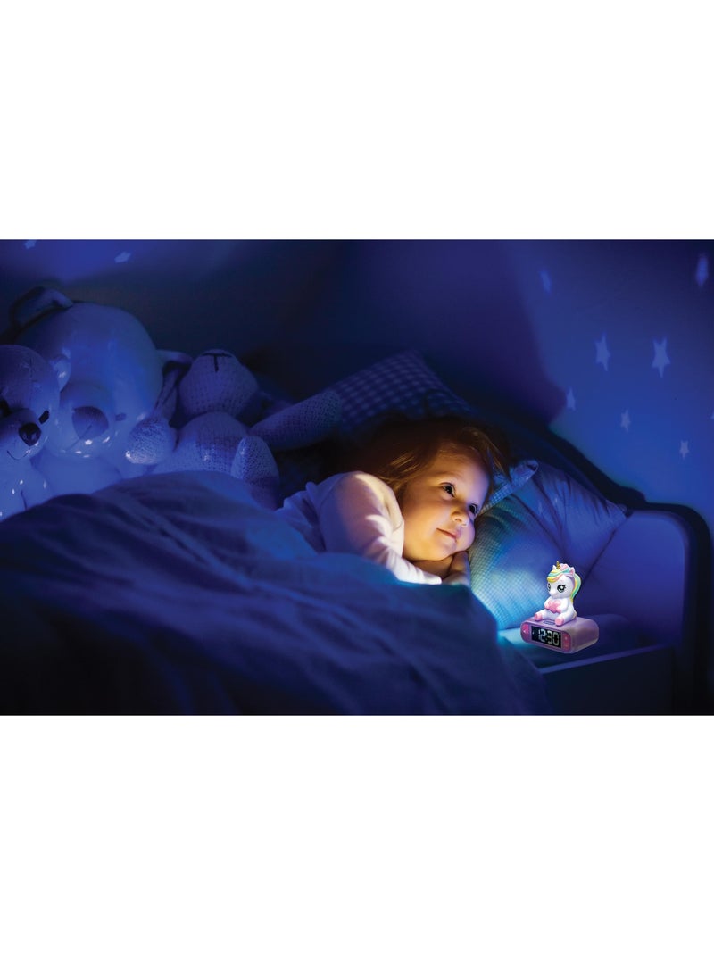 Despertador digital unicórnio com estatueta 3d e efeitos sonoros Multicolorido - Kiabi